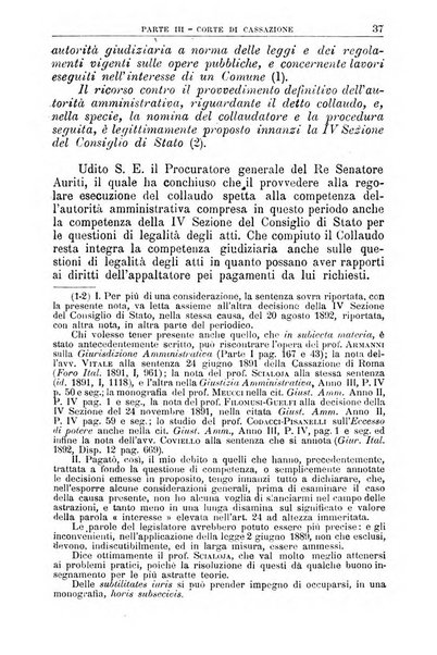 La giustizia amministrativa raccolta di decisioni e pareri del Consiglio di Stato, decisioni della Corte dei conti, sentenze della Cassazione di Roma, e decisioni delle Giunte provinciali amministrative