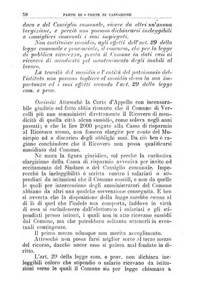 La giustizia amministrativa raccolta di decisioni e pareri del Consiglio di Stato, decisioni della Corte dei conti, sentenze della Cassazione di Roma, e decisioni delle Giunte provinciali amministrative