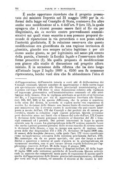 La giustizia amministrativa raccolta di decisioni e pareri del Consiglio di Stato, decisioni della Corte dei conti, sentenze della Cassazione di Roma, e decisioni delle Giunte provinciali amministrative