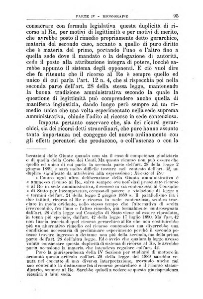 La giustizia amministrativa raccolta di decisioni e pareri del Consiglio di Stato, decisioni della Corte dei conti, sentenze della Cassazione di Roma, e decisioni delle Giunte provinciali amministrative