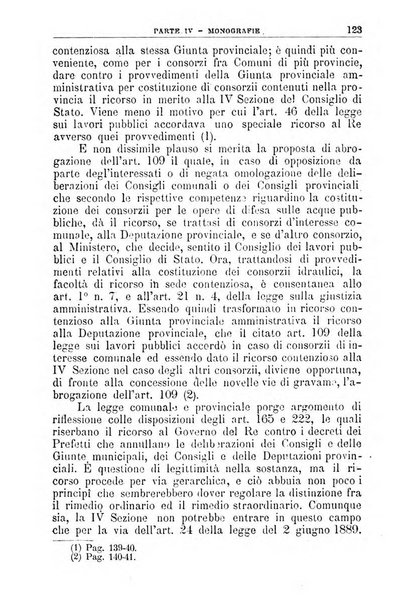 La giustizia amministrativa raccolta di decisioni e pareri del Consiglio di Stato, decisioni della Corte dei conti, sentenze della Cassazione di Roma, e decisioni delle Giunte provinciali amministrative