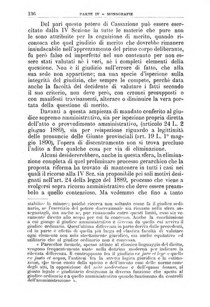 La giustizia amministrativa raccolta di decisioni e pareri del Consiglio di Stato, decisioni della Corte dei conti, sentenze della Cassazione di Roma, e decisioni delle Giunte provinciali amministrative