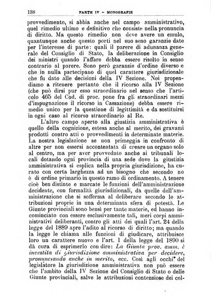 La giustizia amministrativa raccolta di decisioni e pareri del Consiglio di Stato, decisioni della Corte dei conti, sentenze della Cassazione di Roma, e decisioni delle Giunte provinciali amministrative