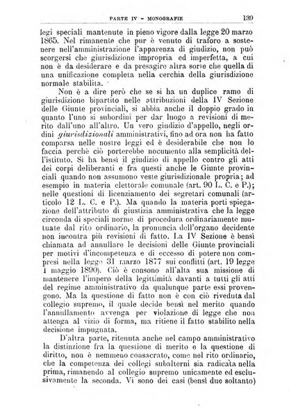 La giustizia amministrativa raccolta di decisioni e pareri del Consiglio di Stato, decisioni della Corte dei conti, sentenze della Cassazione di Roma, e decisioni delle Giunte provinciali amministrative