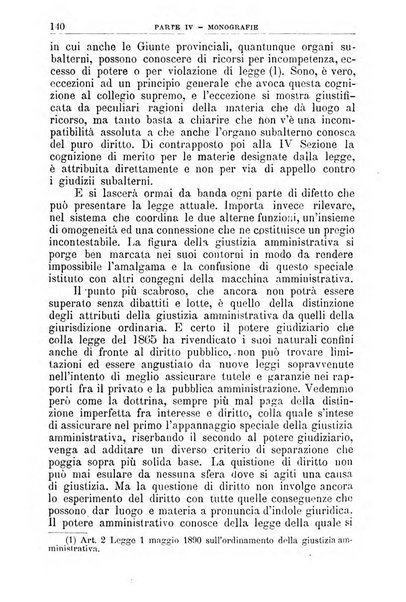 La giustizia amministrativa raccolta di decisioni e pareri del Consiglio di Stato, decisioni della Corte dei conti, sentenze della Cassazione di Roma, e decisioni delle Giunte provinciali amministrative