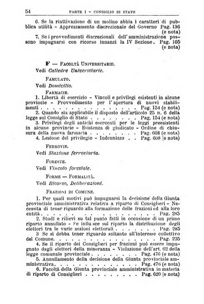 La giustizia amministrativa raccolta di decisioni e pareri del Consiglio di Stato, decisioni della Corte dei conti, sentenze della Cassazione di Roma, e decisioni delle Giunte provinciali amministrative