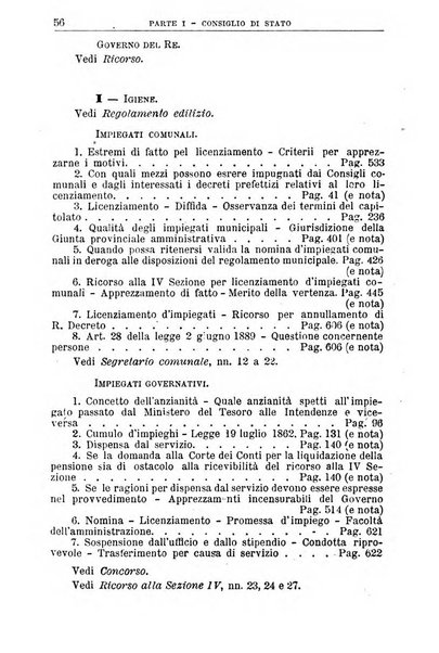 La giustizia amministrativa raccolta di decisioni e pareri del Consiglio di Stato, decisioni della Corte dei conti, sentenze della Cassazione di Roma, e decisioni delle Giunte provinciali amministrative