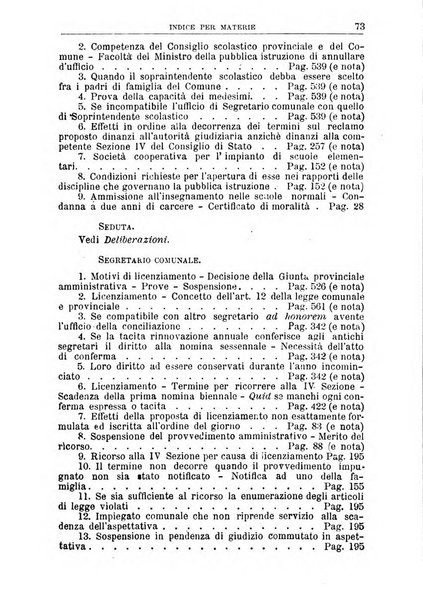 La giustizia amministrativa raccolta di decisioni e pareri del Consiglio di Stato, decisioni della Corte dei conti, sentenze della Cassazione di Roma, e decisioni delle Giunte provinciali amministrative