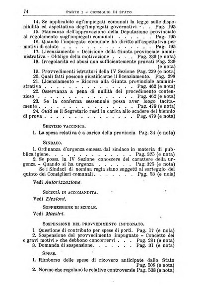 La giustizia amministrativa raccolta di decisioni e pareri del Consiglio di Stato, decisioni della Corte dei conti, sentenze della Cassazione di Roma, e decisioni delle Giunte provinciali amministrative