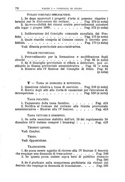 La giustizia amministrativa raccolta di decisioni e pareri del Consiglio di Stato, decisioni della Corte dei conti, sentenze della Cassazione di Roma, e decisioni delle Giunte provinciali amministrative