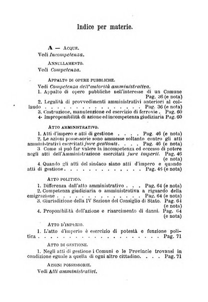 La giustizia amministrativa raccolta di decisioni e pareri del Consiglio di Stato, decisioni della Corte dei conti, sentenze della Cassazione di Roma, e decisioni delle Giunte provinciali amministrative