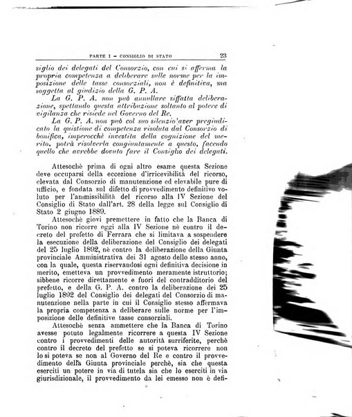 La giustizia amministrativa raccolta di decisioni e pareri del Consiglio di Stato, decisioni della Corte dei conti, sentenze della Cassazione di Roma, e decisioni delle Giunte provinciali amministrative