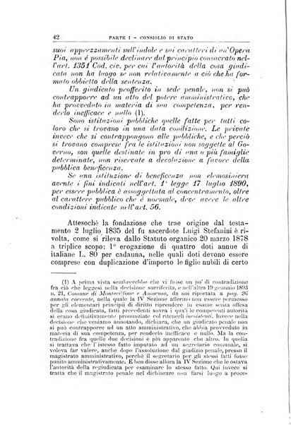 La giustizia amministrativa raccolta di decisioni e pareri del Consiglio di Stato, decisioni della Corte dei conti, sentenze della Cassazione di Roma, e decisioni delle Giunte provinciali amministrative