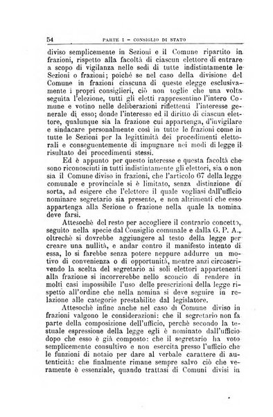 La giustizia amministrativa raccolta di decisioni e pareri del Consiglio di Stato, decisioni della Corte dei conti, sentenze della Cassazione di Roma, e decisioni delle Giunte provinciali amministrative