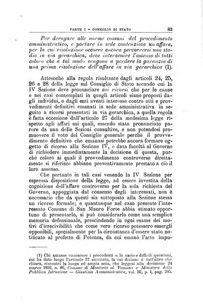 La giustizia amministrativa raccolta di decisioni e pareri del Consiglio di Stato, decisioni della Corte dei conti, sentenze della Cassazione di Roma, e decisioni delle Giunte provinciali amministrative