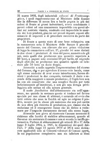 La giustizia amministrativa raccolta di decisioni e pareri del Consiglio di Stato, decisioni della Corte dei conti, sentenze della Cassazione di Roma, e decisioni delle Giunte provinciali amministrative