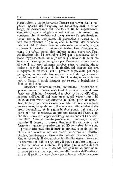 La giustizia amministrativa raccolta di decisioni e pareri del Consiglio di Stato, decisioni della Corte dei conti, sentenze della Cassazione di Roma, e decisioni delle Giunte provinciali amministrative