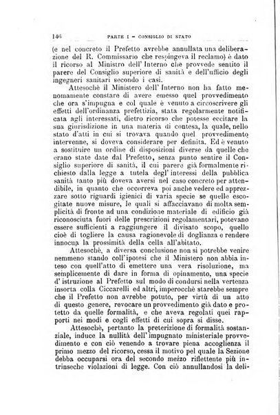 La giustizia amministrativa raccolta di decisioni e pareri del Consiglio di Stato, decisioni della Corte dei conti, sentenze della Cassazione di Roma, e decisioni delle Giunte provinciali amministrative