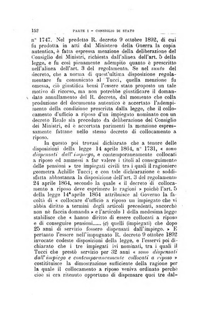 La giustizia amministrativa raccolta di decisioni e pareri del Consiglio di Stato, decisioni della Corte dei conti, sentenze della Cassazione di Roma, e decisioni delle Giunte provinciali amministrative