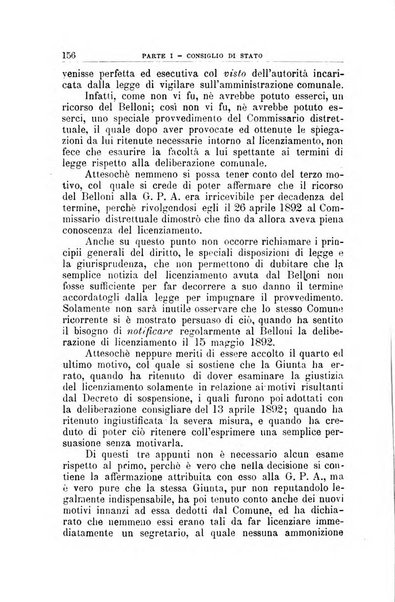 La giustizia amministrativa raccolta di decisioni e pareri del Consiglio di Stato, decisioni della Corte dei conti, sentenze della Cassazione di Roma, e decisioni delle Giunte provinciali amministrative