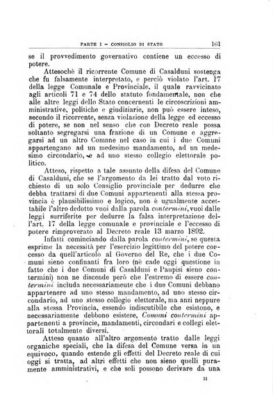 La giustizia amministrativa raccolta di decisioni e pareri del Consiglio di Stato, decisioni della Corte dei conti, sentenze della Cassazione di Roma, e decisioni delle Giunte provinciali amministrative