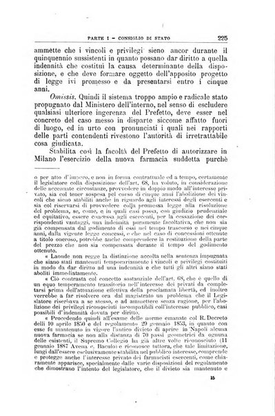 La giustizia amministrativa raccolta di decisioni e pareri del Consiglio di Stato, decisioni della Corte dei conti, sentenze della Cassazione di Roma, e decisioni delle Giunte provinciali amministrative