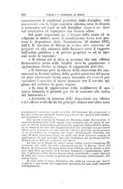 La giustizia amministrativa raccolta di decisioni e pareri del Consiglio di Stato, decisioni della Corte dei conti, sentenze della Cassazione di Roma, e decisioni delle Giunte provinciali amministrative