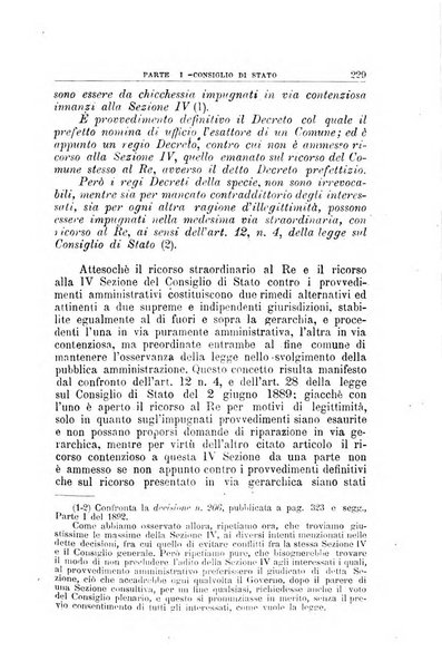 La giustizia amministrativa raccolta di decisioni e pareri del Consiglio di Stato, decisioni della Corte dei conti, sentenze della Cassazione di Roma, e decisioni delle Giunte provinciali amministrative