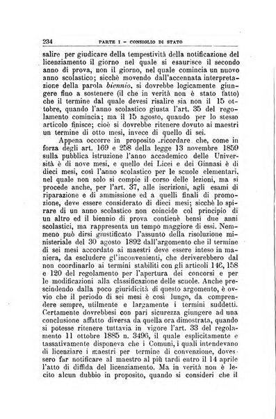 La giustizia amministrativa raccolta di decisioni e pareri del Consiglio di Stato, decisioni della Corte dei conti, sentenze della Cassazione di Roma, e decisioni delle Giunte provinciali amministrative