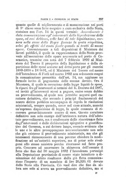 La giustizia amministrativa raccolta di decisioni e pareri del Consiglio di Stato, decisioni della Corte dei conti, sentenze della Cassazione di Roma, e decisioni delle Giunte provinciali amministrative