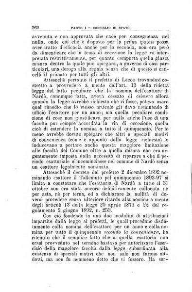 La giustizia amministrativa raccolta di decisioni e pareri del Consiglio di Stato, decisioni della Corte dei conti, sentenze della Cassazione di Roma, e decisioni delle Giunte provinciali amministrative