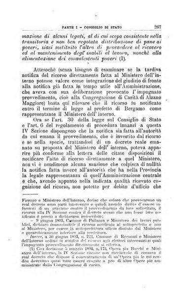 La giustizia amministrativa raccolta di decisioni e pareri del Consiglio di Stato, decisioni della Corte dei conti, sentenze della Cassazione di Roma, e decisioni delle Giunte provinciali amministrative