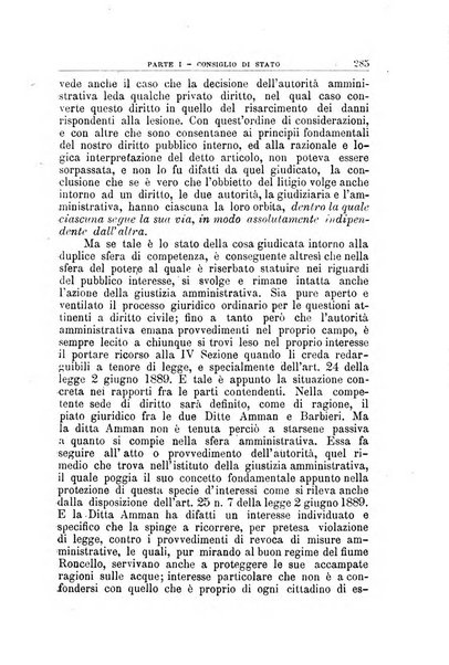 La giustizia amministrativa raccolta di decisioni e pareri del Consiglio di Stato, decisioni della Corte dei conti, sentenze della Cassazione di Roma, e decisioni delle Giunte provinciali amministrative