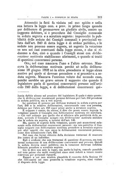 La giustizia amministrativa raccolta di decisioni e pareri del Consiglio di Stato, decisioni della Corte dei conti, sentenze della Cassazione di Roma, e decisioni delle Giunte provinciali amministrative