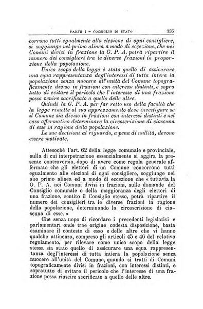 La giustizia amministrativa raccolta di decisioni e pareri del Consiglio di Stato, decisioni della Corte dei conti, sentenze della Cassazione di Roma, e decisioni delle Giunte provinciali amministrative