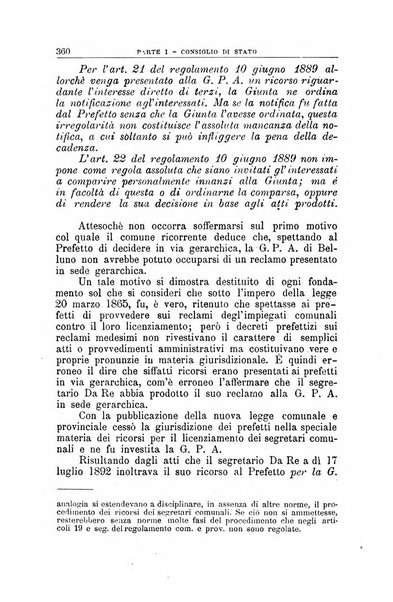 La giustizia amministrativa raccolta di decisioni e pareri del Consiglio di Stato, decisioni della Corte dei conti, sentenze della Cassazione di Roma, e decisioni delle Giunte provinciali amministrative