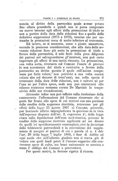 La giustizia amministrativa raccolta di decisioni e pareri del Consiglio di Stato, decisioni della Corte dei conti, sentenze della Cassazione di Roma, e decisioni delle Giunte provinciali amministrative