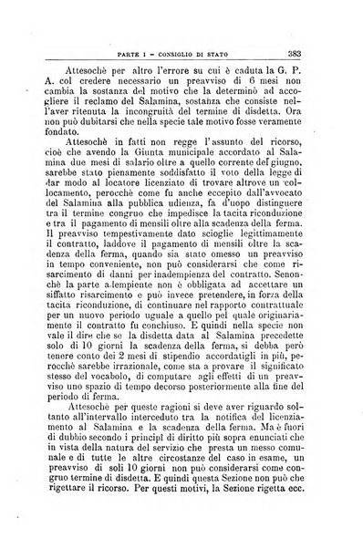 La giustizia amministrativa raccolta di decisioni e pareri del Consiglio di Stato, decisioni della Corte dei conti, sentenze della Cassazione di Roma, e decisioni delle Giunte provinciali amministrative