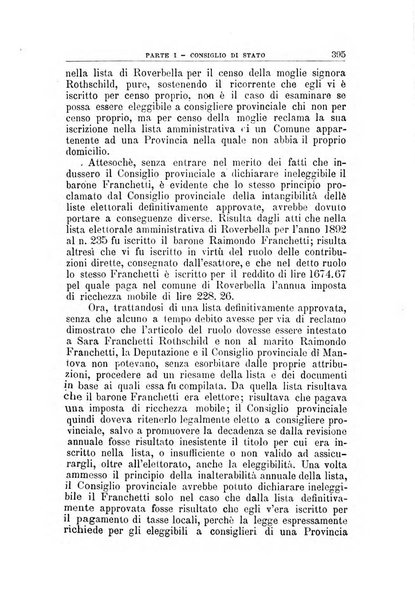 La giustizia amministrativa raccolta di decisioni e pareri del Consiglio di Stato, decisioni della Corte dei conti, sentenze della Cassazione di Roma, e decisioni delle Giunte provinciali amministrative