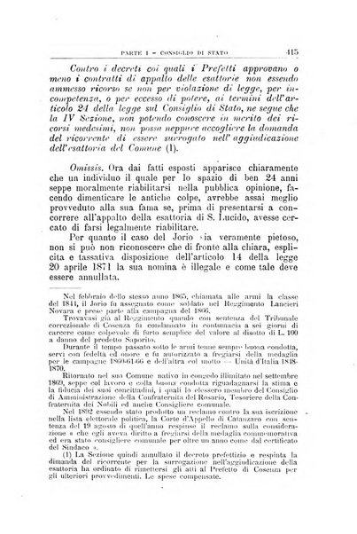 La giustizia amministrativa raccolta di decisioni e pareri del Consiglio di Stato, decisioni della Corte dei conti, sentenze della Cassazione di Roma, e decisioni delle Giunte provinciali amministrative