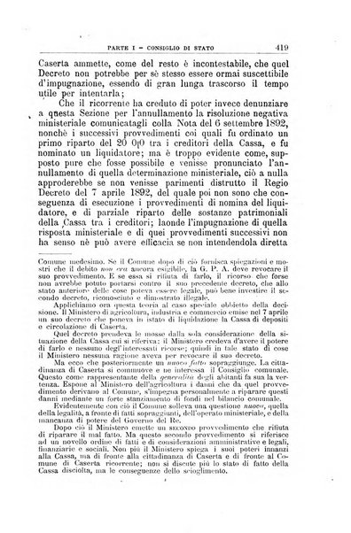 La giustizia amministrativa raccolta di decisioni e pareri del Consiglio di Stato, decisioni della Corte dei conti, sentenze della Cassazione di Roma, e decisioni delle Giunte provinciali amministrative