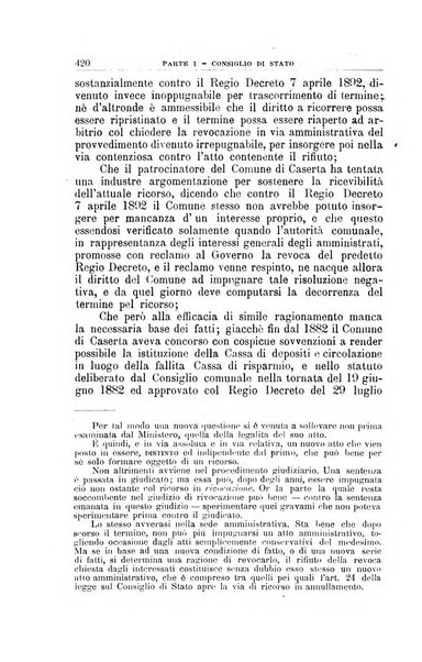 La giustizia amministrativa raccolta di decisioni e pareri del Consiglio di Stato, decisioni della Corte dei conti, sentenze della Cassazione di Roma, e decisioni delle Giunte provinciali amministrative