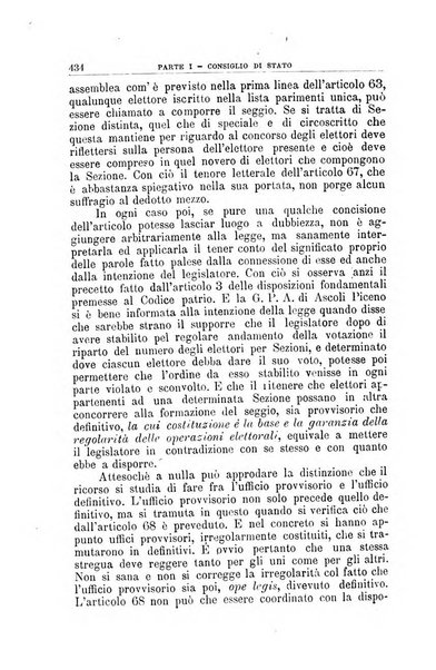 La giustizia amministrativa raccolta di decisioni e pareri del Consiglio di Stato, decisioni della Corte dei conti, sentenze della Cassazione di Roma, e decisioni delle Giunte provinciali amministrative