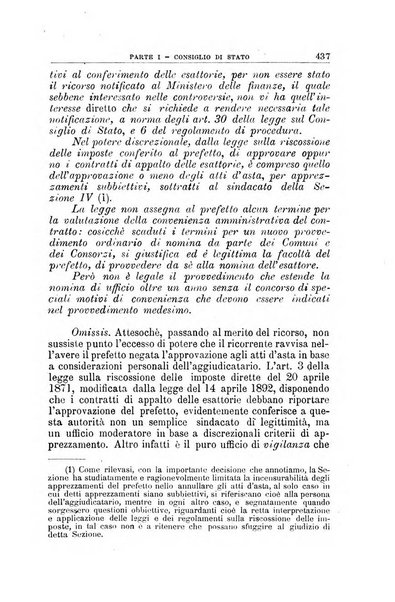 La giustizia amministrativa raccolta di decisioni e pareri del Consiglio di Stato, decisioni della Corte dei conti, sentenze della Cassazione di Roma, e decisioni delle Giunte provinciali amministrative