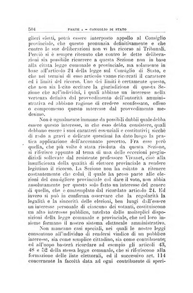 La giustizia amministrativa raccolta di decisioni e pareri del Consiglio di Stato, decisioni della Corte dei conti, sentenze della Cassazione di Roma, e decisioni delle Giunte provinciali amministrative