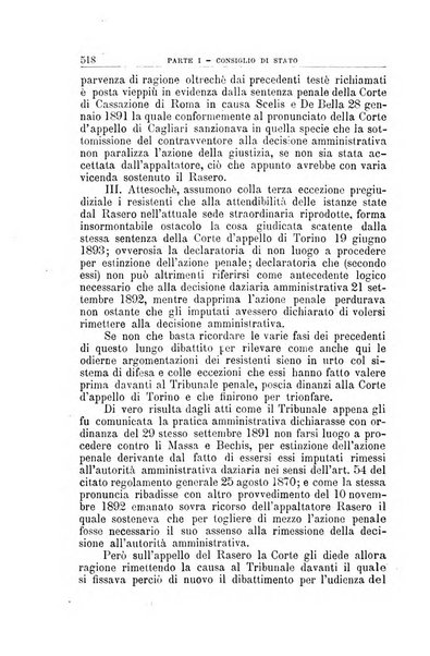 La giustizia amministrativa raccolta di decisioni e pareri del Consiglio di Stato, decisioni della Corte dei conti, sentenze della Cassazione di Roma, e decisioni delle Giunte provinciali amministrative