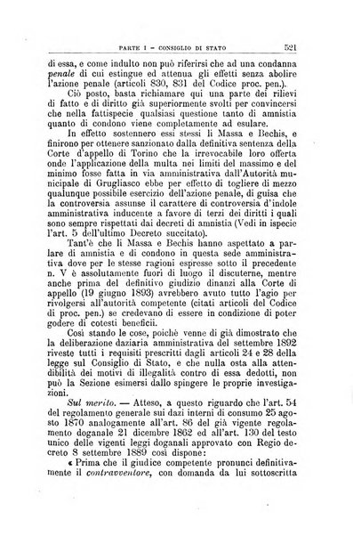 La giustizia amministrativa raccolta di decisioni e pareri del Consiglio di Stato, decisioni della Corte dei conti, sentenze della Cassazione di Roma, e decisioni delle Giunte provinciali amministrative