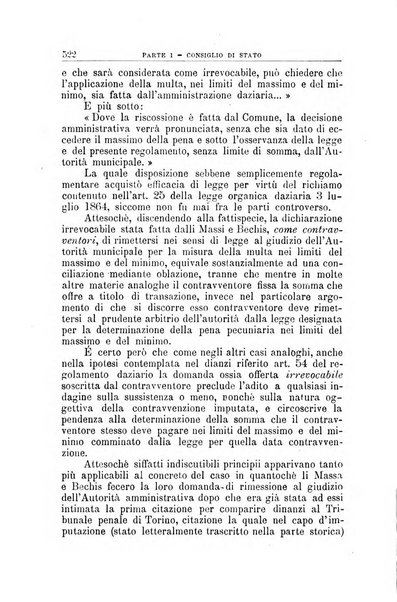 La giustizia amministrativa raccolta di decisioni e pareri del Consiglio di Stato, decisioni della Corte dei conti, sentenze della Cassazione di Roma, e decisioni delle Giunte provinciali amministrative