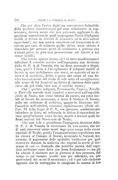 La giustizia amministrativa raccolta di decisioni e pareri del Consiglio di Stato, decisioni della Corte dei conti, sentenze della Cassazione di Roma, e decisioni delle Giunte provinciali amministrative