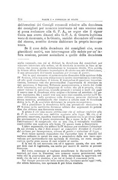 La giustizia amministrativa raccolta di decisioni e pareri del Consiglio di Stato, decisioni della Corte dei conti, sentenze della Cassazione di Roma, e decisioni delle Giunte provinciali amministrative